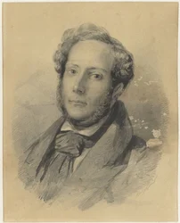 Selbstporträt von Johann Wilhelm Kaiser (I)