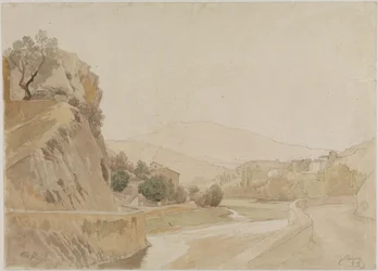 Landschaft bei Vaison in Südfrankreich