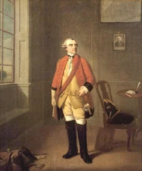 Cornet North Ludlow Bernard, zweiter Ehemann von Mary Fitzwilliam, Gräfin von Pembroke (gest. 1769)