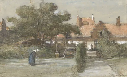 Innenhof des Heilige-Geist-Hofes an der Palviljoensgracht in Den Haag