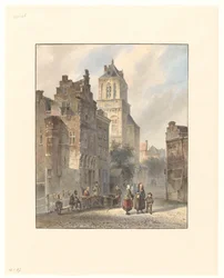 Ansicht des Rathauses von Delft