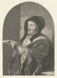Singende alte Frau