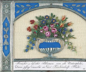 Grußkarte, 1821
