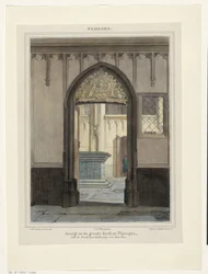 Ansicht des Grabmals in der Stevenskerk in Nijmegen