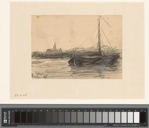 Ansicht von Haarlem vom Wasser