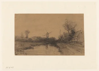 Mühle am Wasser bei Kortenhoef