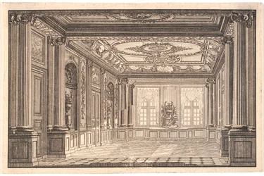 Speisesaal im Palast von Chr. VII in Amalienborg