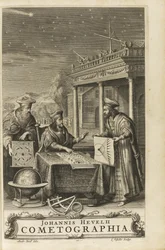 Cometographia. Frontispiz, 1668