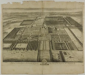 Acklam in Cleveland im County of Yorke, Platte 64 aus Britannia Illustrata
