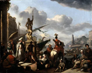 Ein italienischer Seehafen