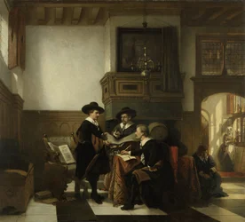 Die Tuchhändler der Leidener Saaihalle