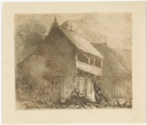 Häuschen in Auschowitz in Böhmen
