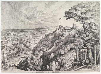 Der heilige Hieronymus in der Wildnis S. Hieronymus in Deserto aus Die großen Landschaften
