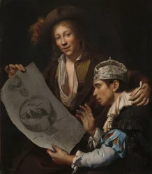 Allegorie auf die französische Invasion von 1672