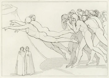 Das Reich des Egoismus, Fegefeuer, Gesang 18 (Gravur)