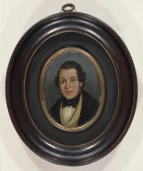 Miniatur: Porträt von Abram Constable (1783-1862), Bruder des Künstlers