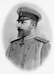 Porträt von Ferdinand I. (1861-1948), Zar von Bulgarien, Gravur