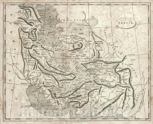 Arrowsmiths Karte von Persien, 1819
