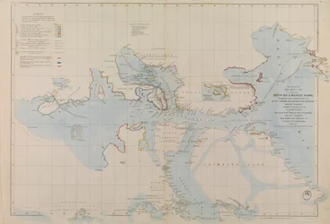 Vergrößerter Plan von Erebus und Terror Bay – Die Winterquartiere von Sir John Franklin