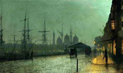 Humber Dockside, Hull, 1882