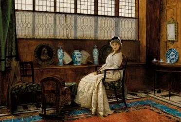 Das Wiegenlied von John Atkinson Grimshaw, 1878