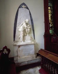 Denkmal für Rosa Palmer von Rose Hall, 1790 (Marmor)