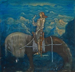 Ein Ritter, aus "Unter Gnomen und Trollen", 1915