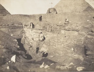 Ausgrabungen in der Nähe der Sphinx