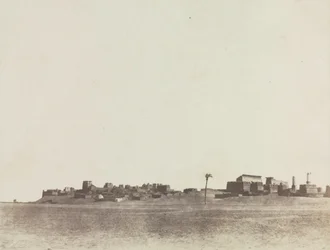 Ansicht von Luxor, 1854