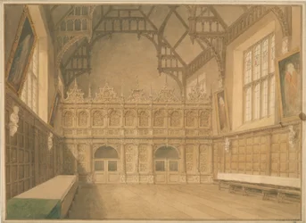 Trinity College Hall, Cambridgeshire - Innenansicht