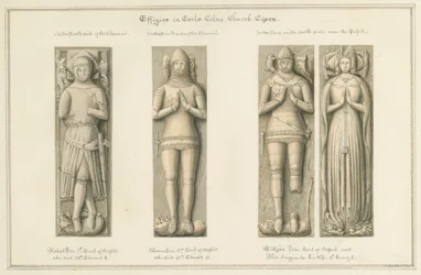Earls Colne Kirche - Figuren