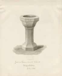 Taufbecken in der Hammerwich Kirche