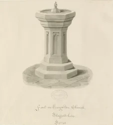 Taufbecken in der Haughton Kirche