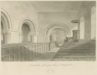 Innenraum der Kirche von Seighford