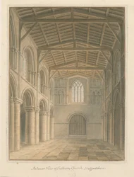 Innenraum der Tutbury Priory Kirche