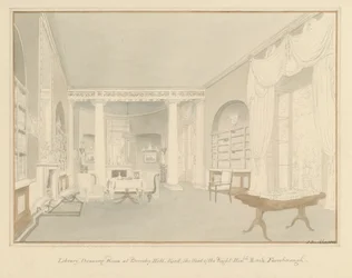 Bromley Hill - Innenansicht des Bibliothekszeichensaals