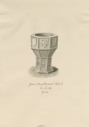 Lichfield - Taufbecken in St. Michael