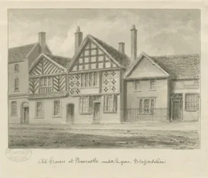 Newcastle-under-Lyme - Alte Häuser