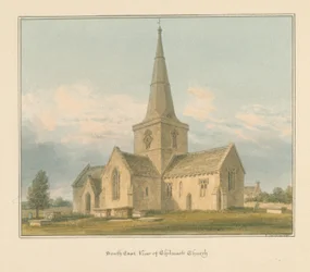 Wiltshire - Chilmark Kirche, 1814