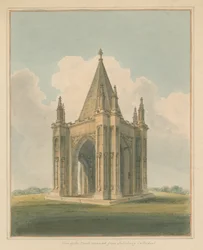 Wiltshire - Salisbury Kathedrale - Vorhalle, 1800