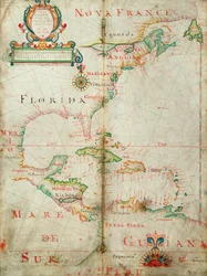 Karte des westlichen Atlantiks