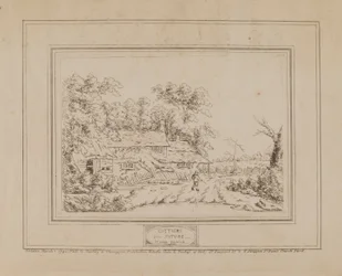 Cottages aus der Natur (mit Cottage links)
