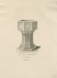 Lichfield - Taufbecken in der St. Chad