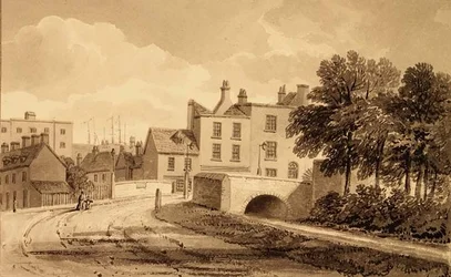 Ansicht der Mill Pond Brücke, Bermondsey