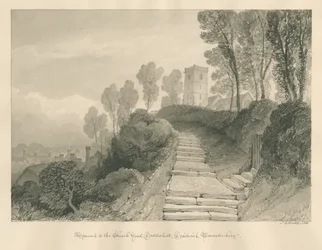 Droitwich - Dodderhill Kirche, 1833