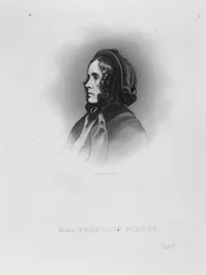 Mrs. Franklin Pierce, um 1886