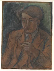 Vorstudie zum Porträt des Malers und Grafikers Søren Hjorth Nielsen