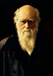 Porträt von Charles Darwin