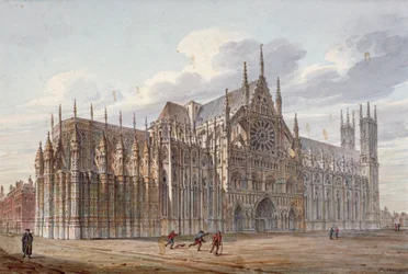 Westminster Abbey, London, 1816