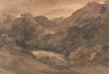 Borrowdale: Abend nach einem schönen Tag, 1. Oktober 1806